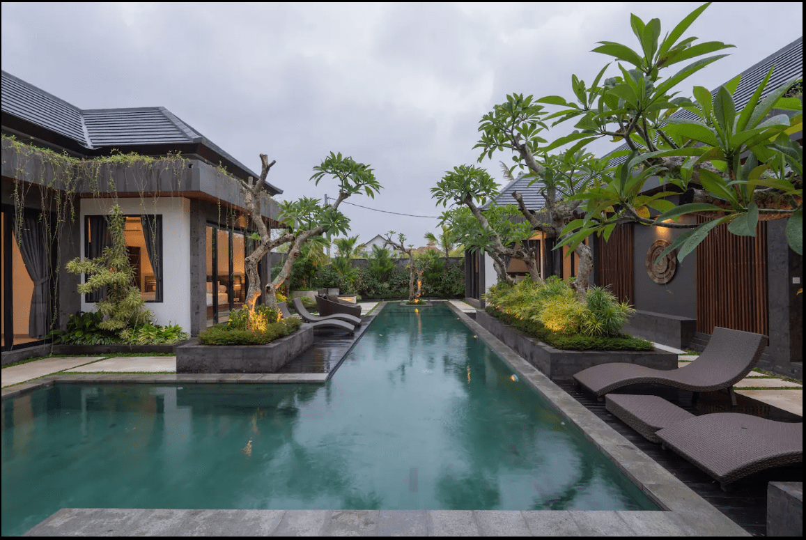 Exceptional 6-Bedroom Modern Tropical Villa For Rental in Mas, Ubud