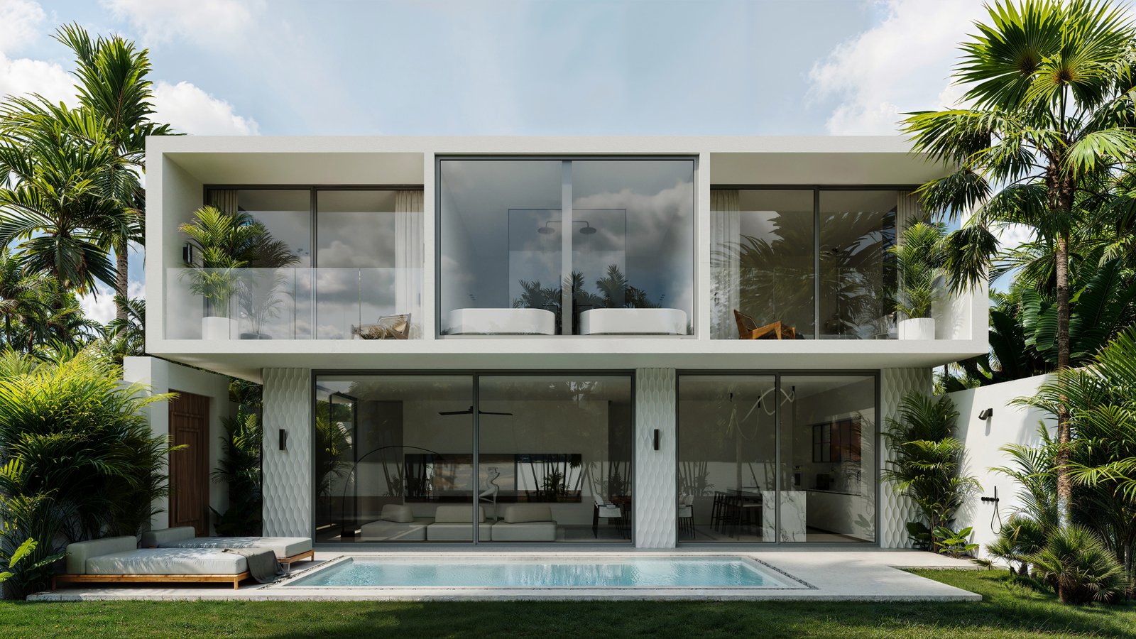 Off-Plan Project: Modern Architecture 2-Bedroom Villa in Uluwatu - Leasehold