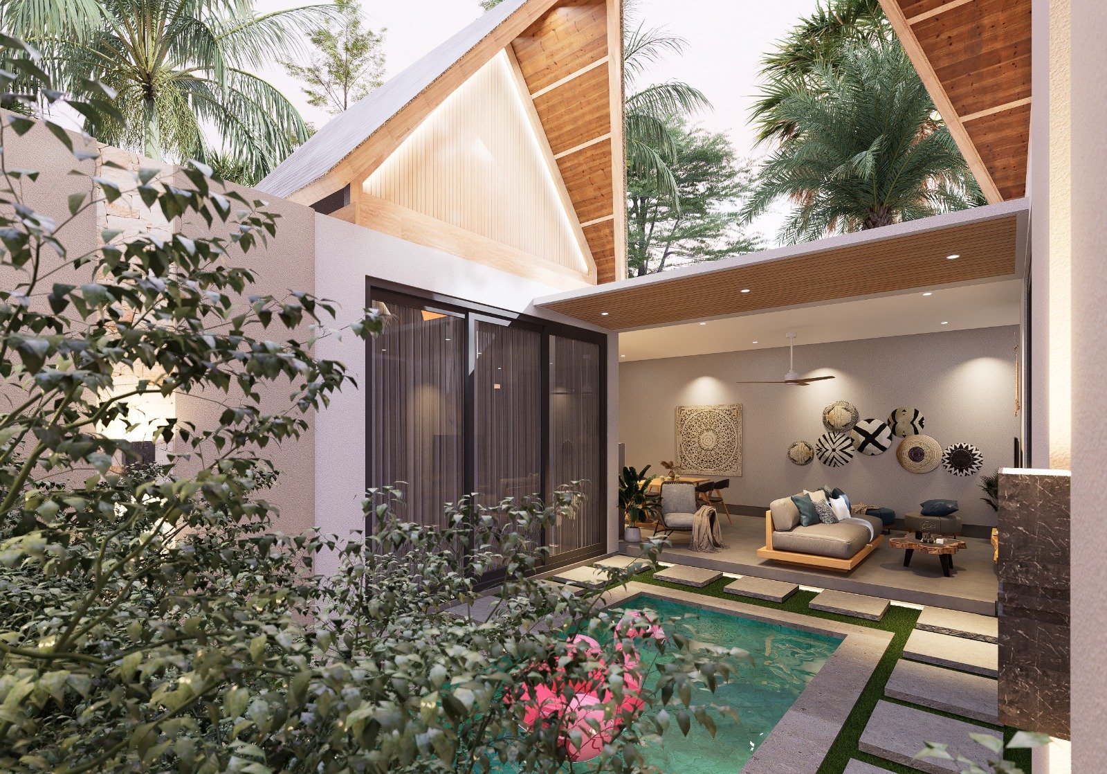 Brand New 2-Bedroom Modern Tropical Villas in Prime Seminyak – Leasehold