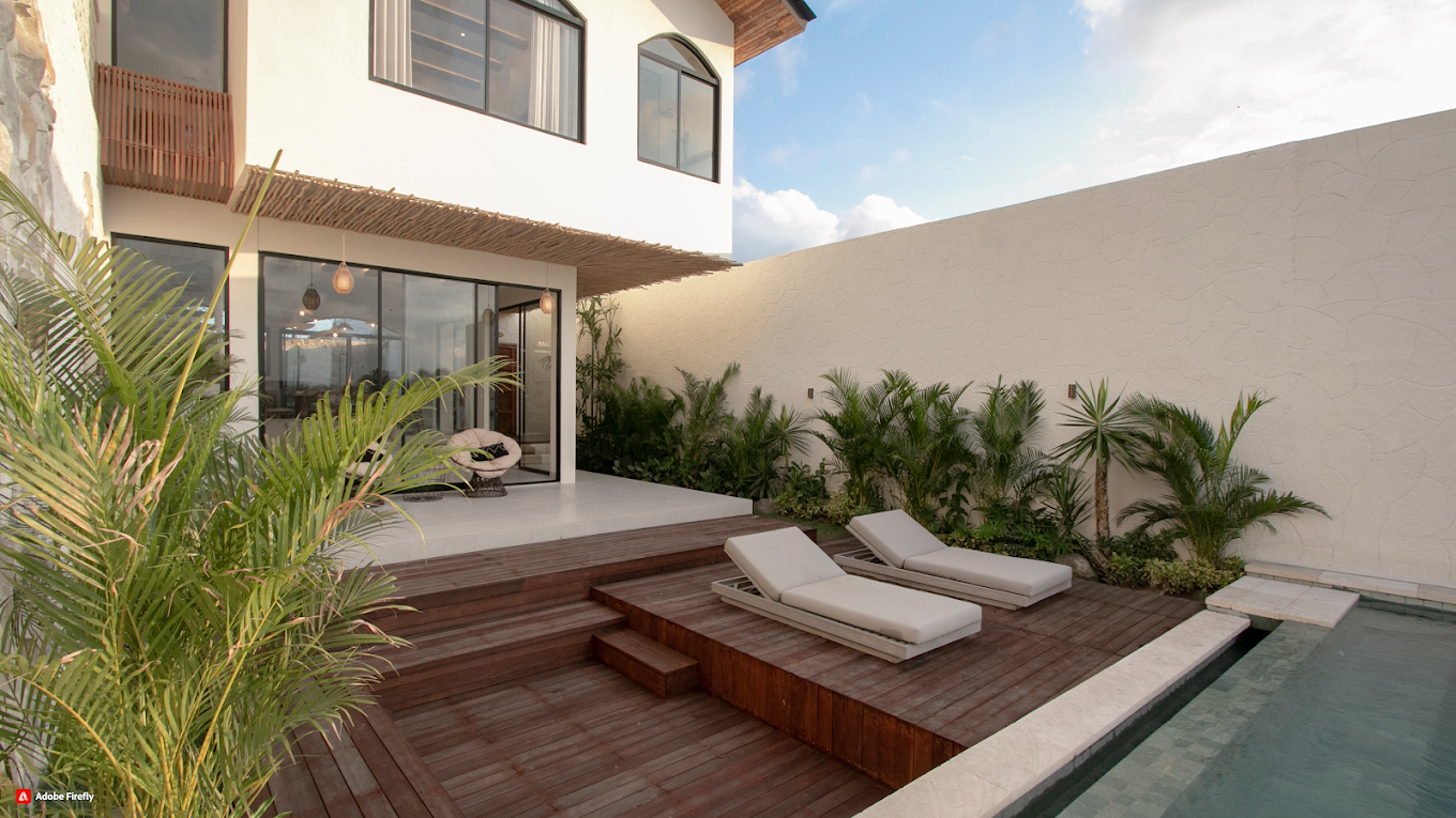 Modern Tropical Bohemian 3-Bedroom Villa in Kerobokan – Yearly Rental