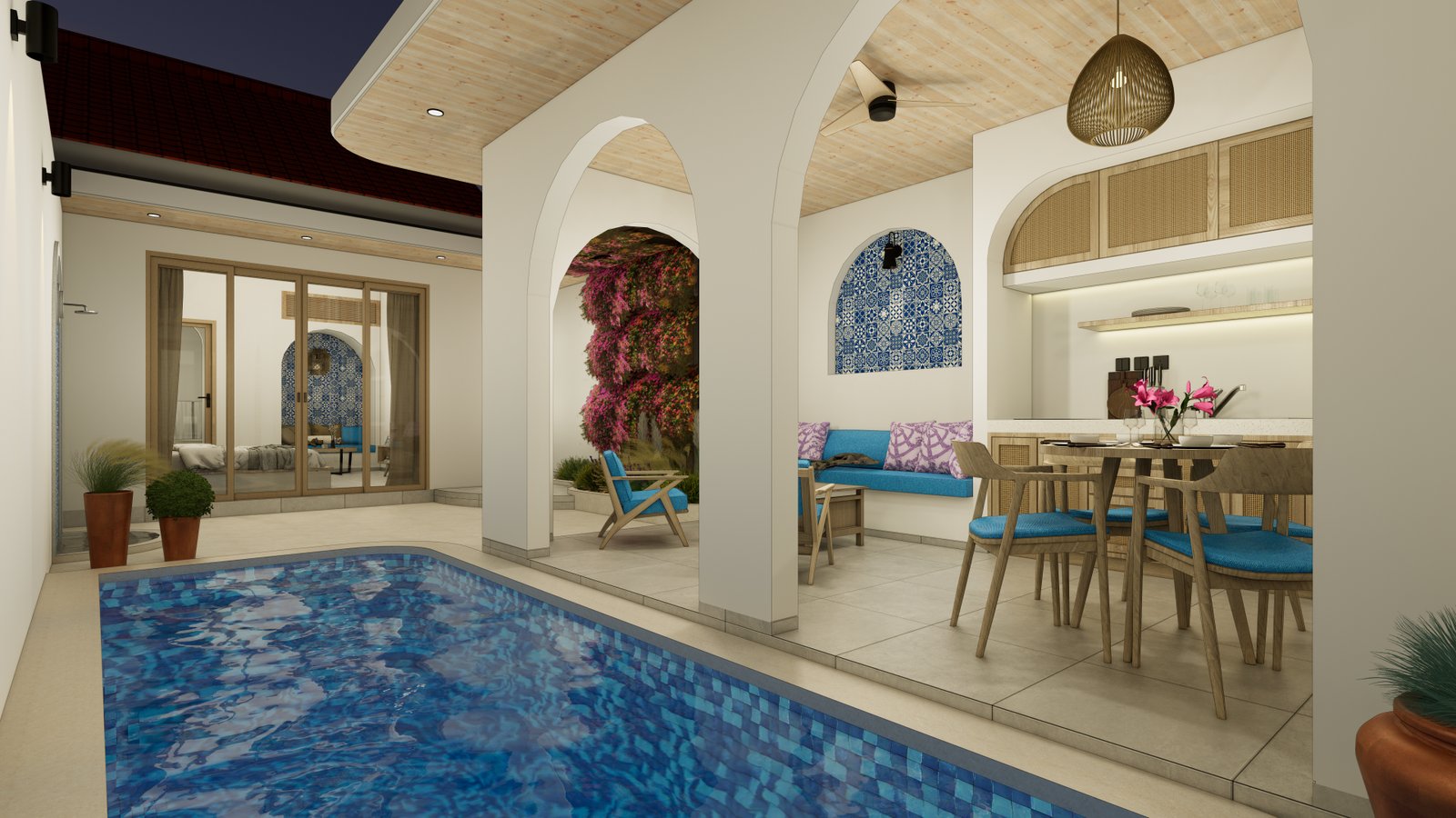 Under Construction: Mediterranean 2-Bedroom Villas in Sanur