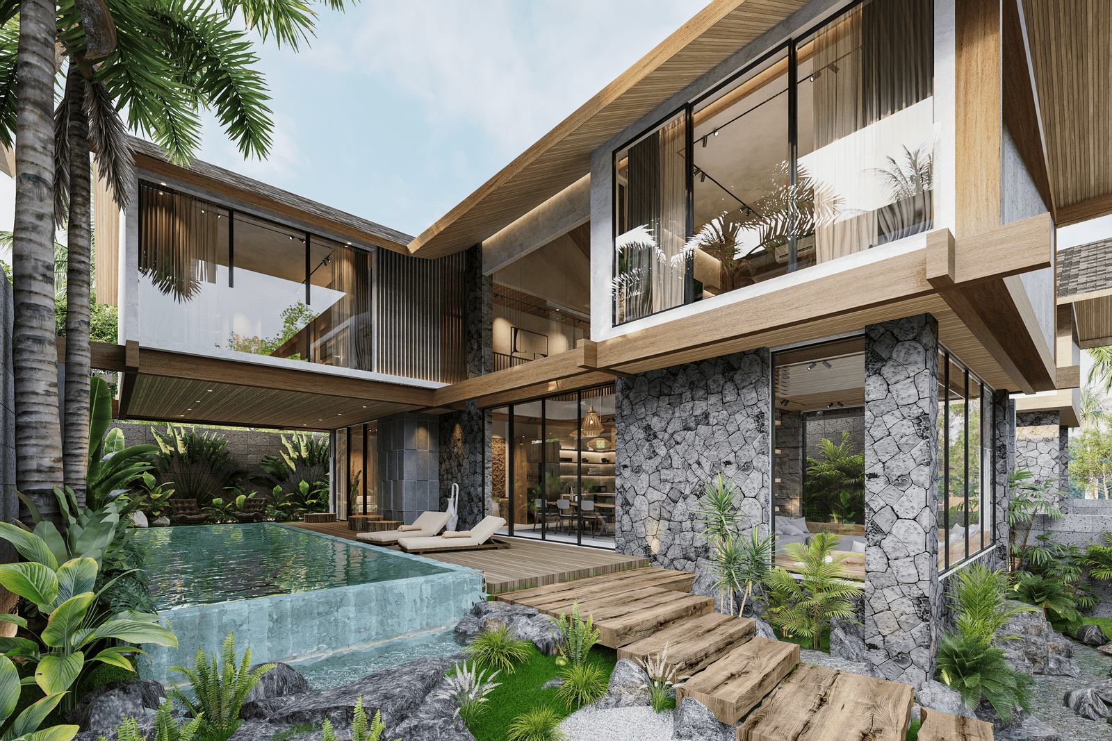 Prime Investment: 4-Bedroom Tropical Modern Villa in Prime Umalas – Leasehold