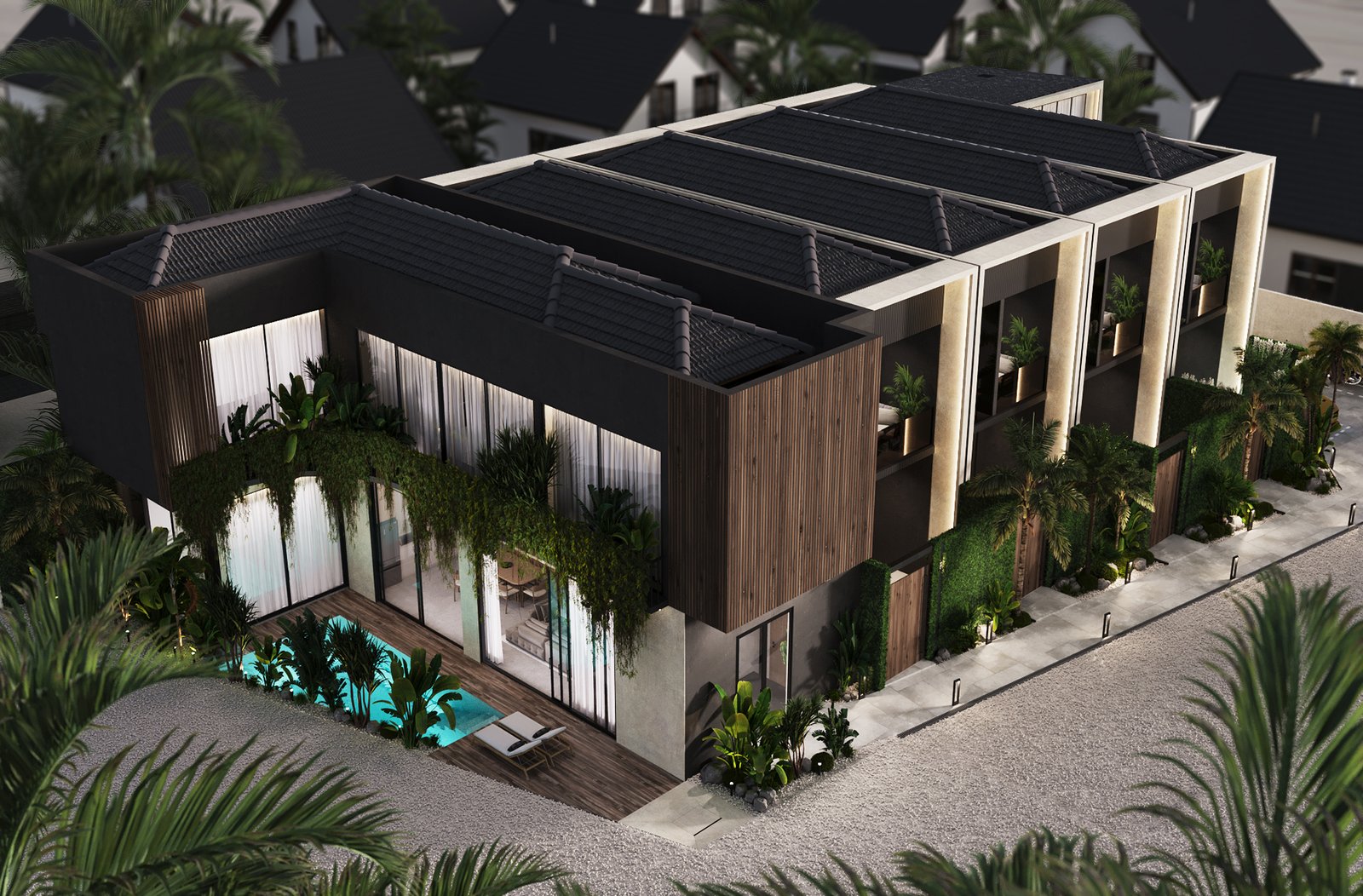 Contemporary 3-Bedroom Villa in Umalas Gated Community - Leasehold