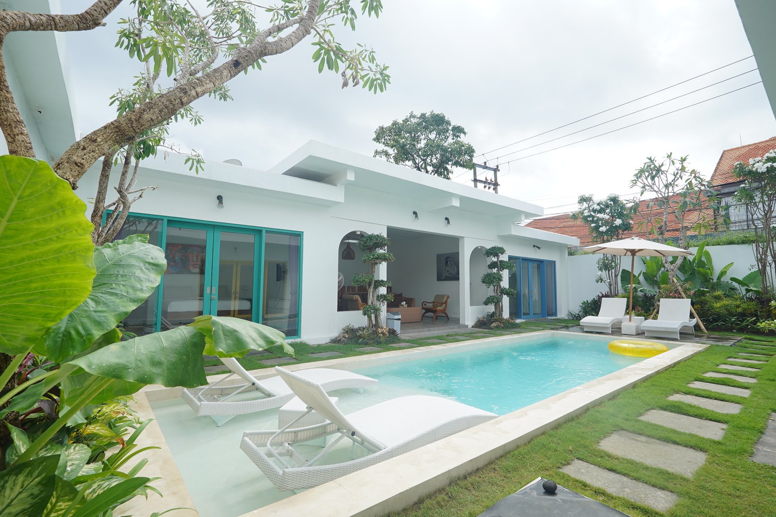 Leasehold Mediterranean 3-Bedroom Villa in Seminyak  - Beachside