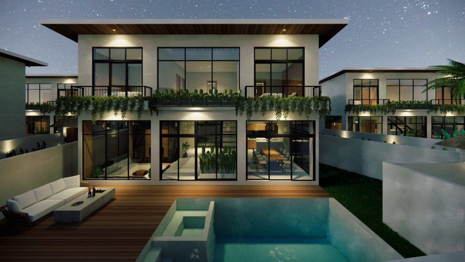 Modern 3-Bedroom Villa in Kerobokan - On Going Construction - Leasehold